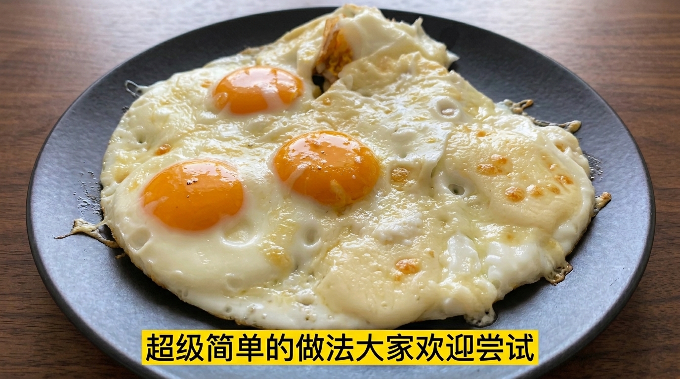 치즈 프라이드 에그 (뒤집지 않는 초간단 레시피)