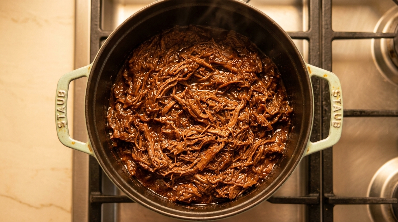 입안에서 살살 녹는 홈메이드 BBQ 풀드 비프