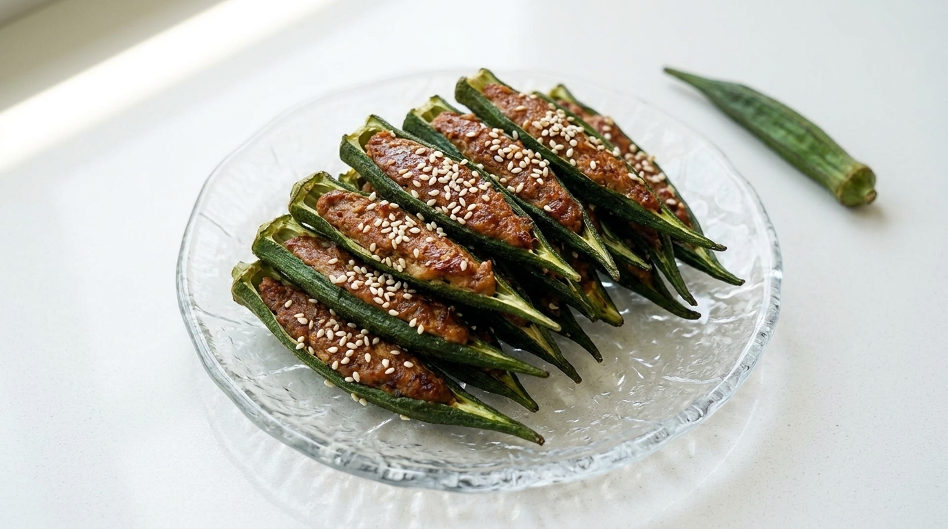 오크라 닭가슴살 강아지 수제 간식 (건조 간식)
