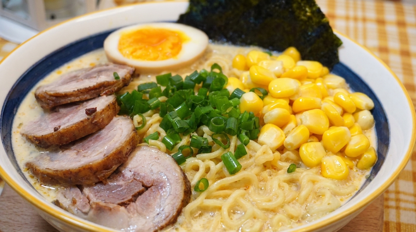 집에서 즐기는 전문점의 맛: 수제 차슈를 곁들인 진한 돈코츠 라멘