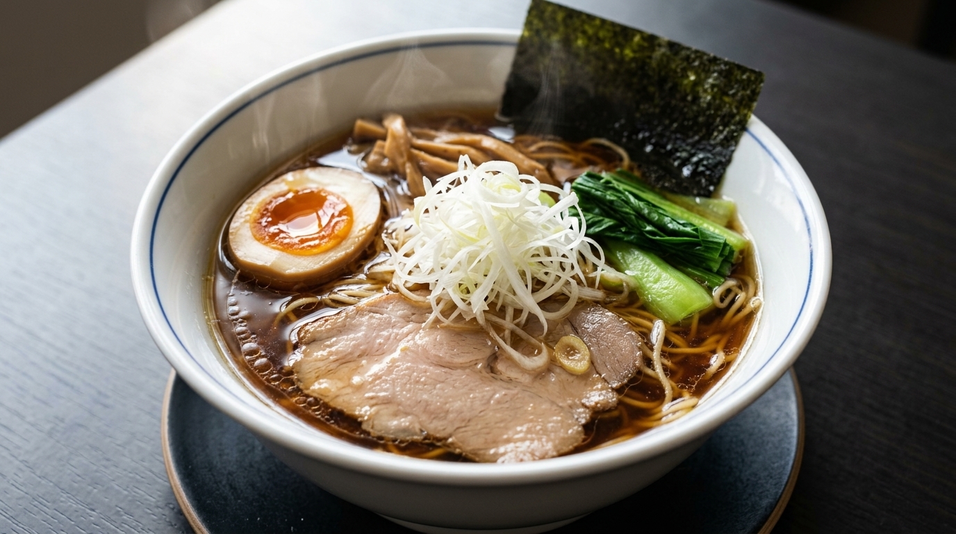 정통 도쿄 쇼유 라면 (간장 라면) 만들기