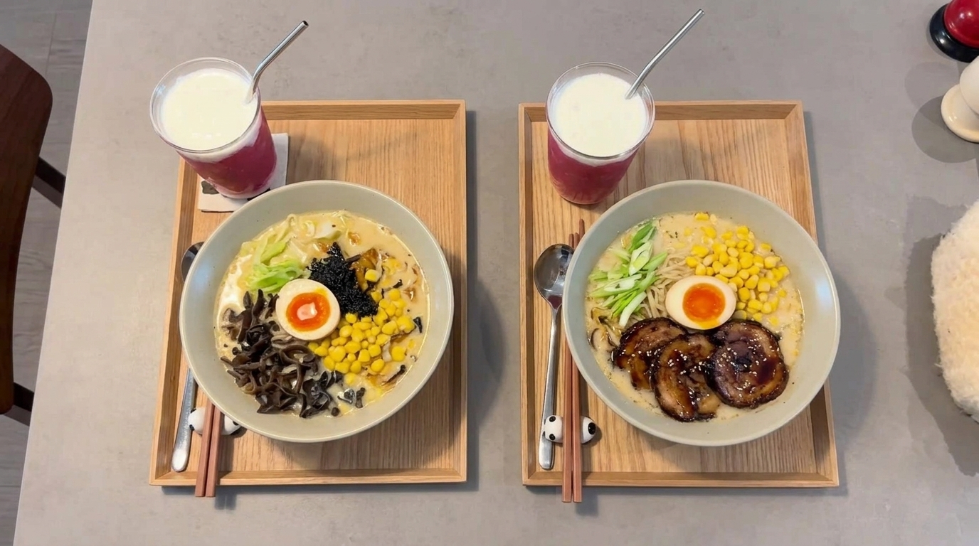 15분 완성! 야쿠르트 차슈를 곁들인 초간단 돈코츠풍 라멘