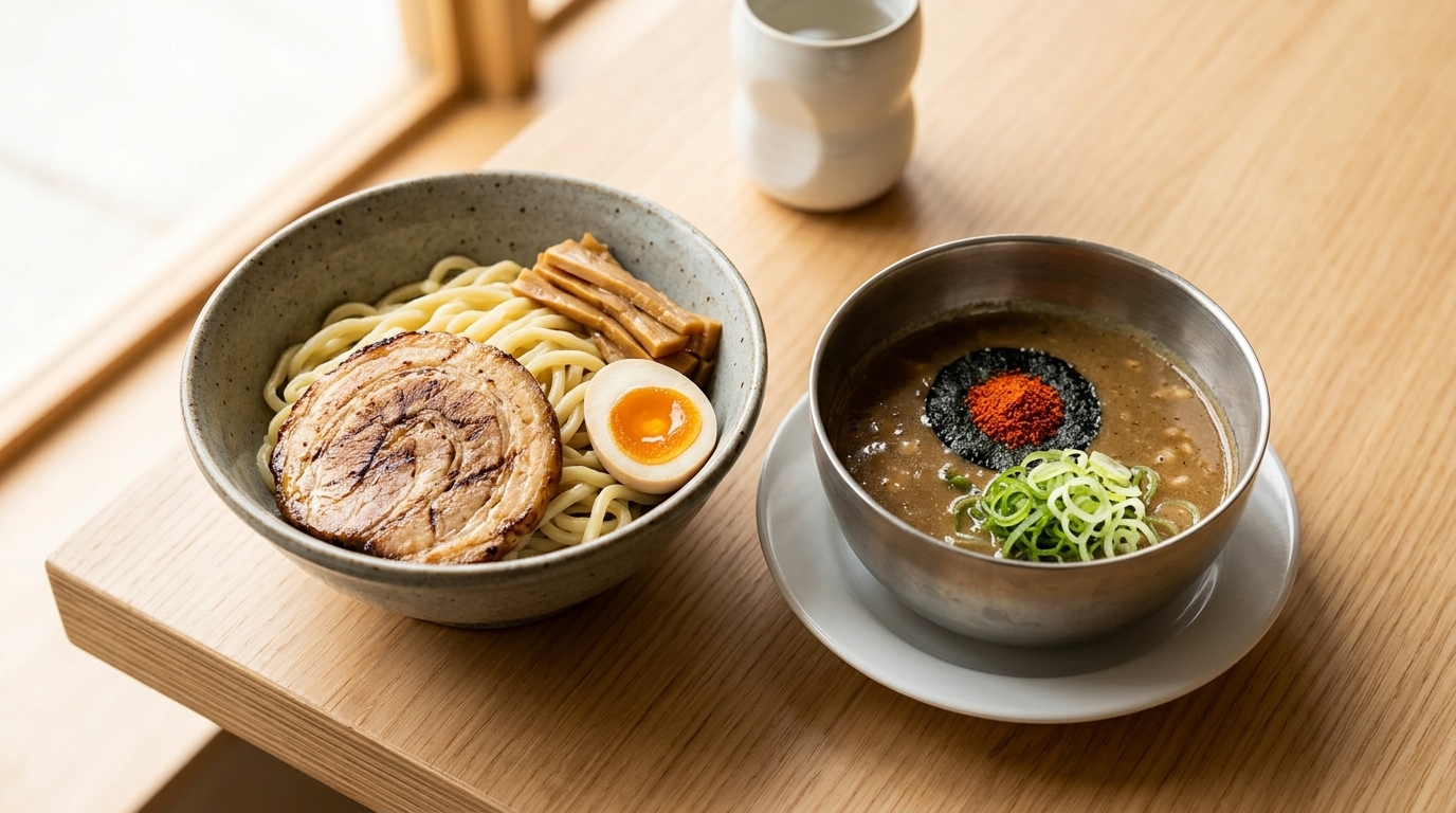 정통 돈코츠 교카이 츠케멘 만들기 (일본식 찍어먹는 라멘)