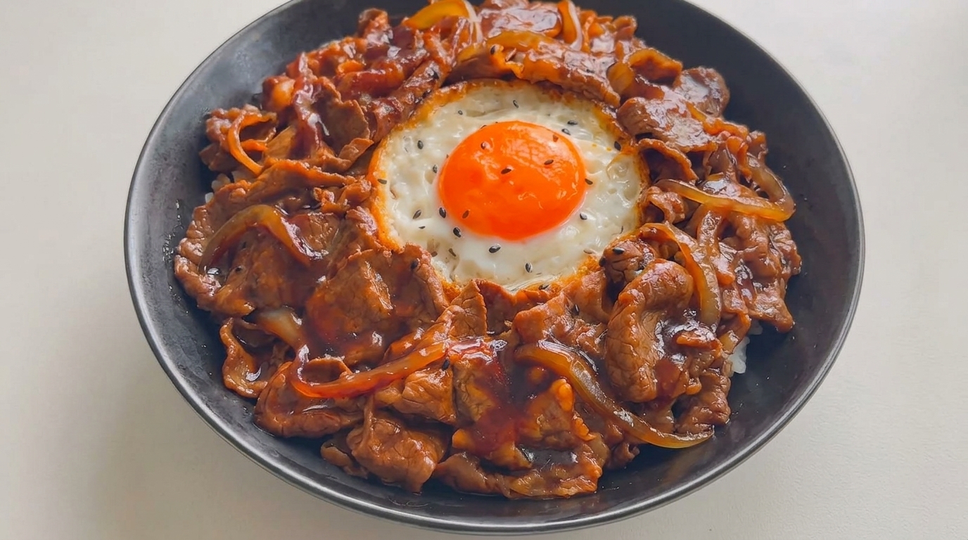 집에서 만드는 일식 소고기 덮밥, 규동 레시피