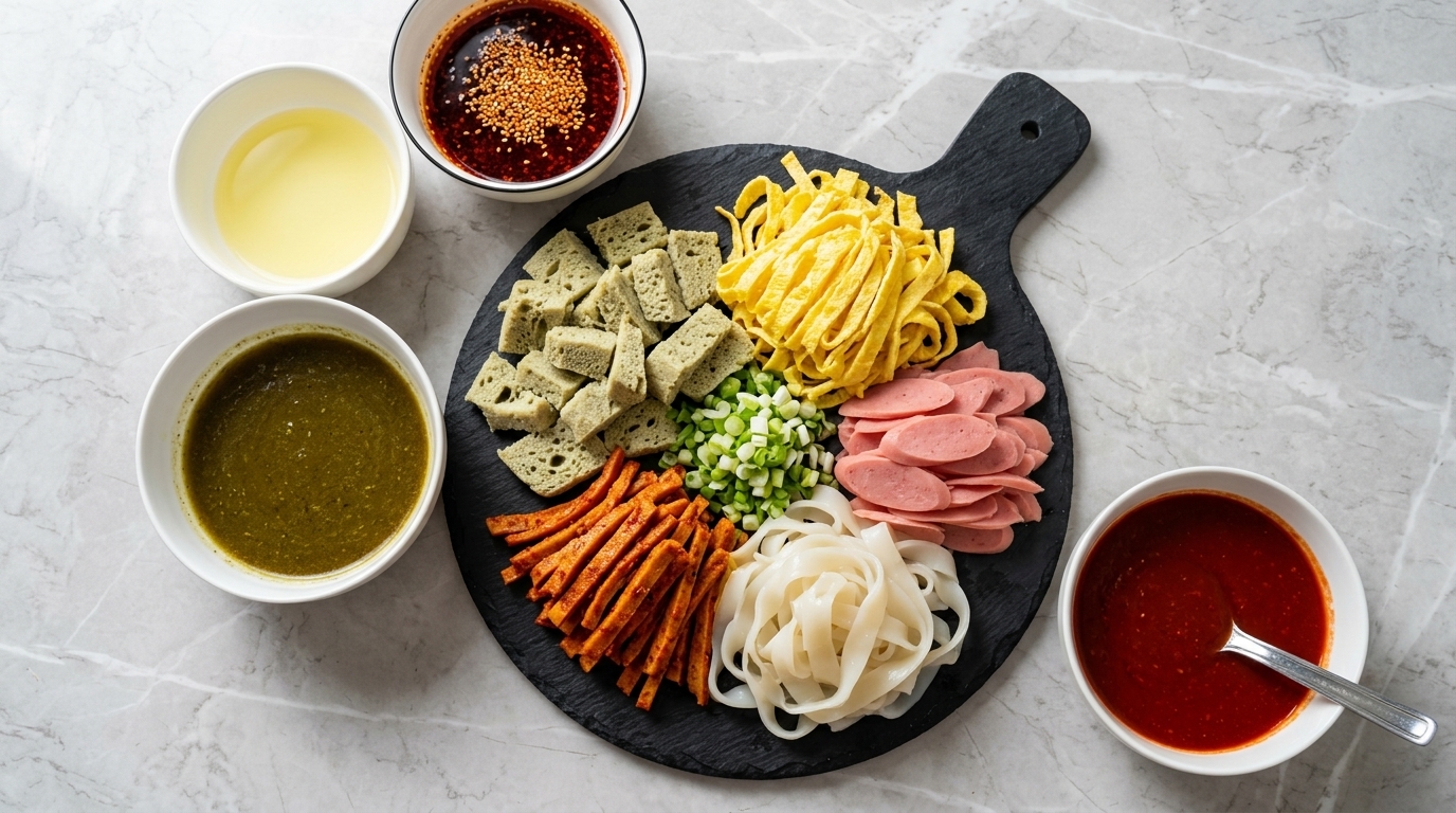 옌안 잔잔 (산시성식 매콤 큐민 냉 디핑 플래터)