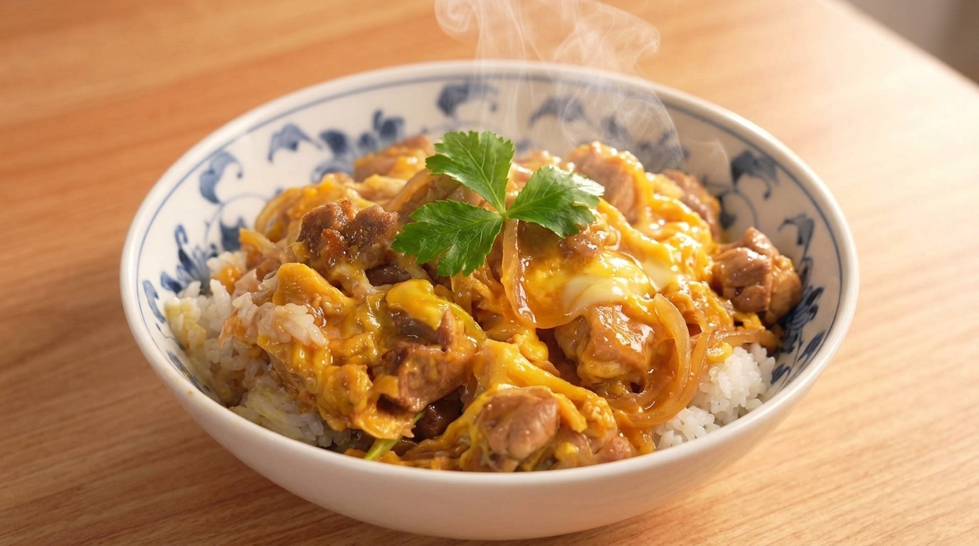 클래식 오야코동 (일본식 닭고기 달걀 덮밥 레시피)