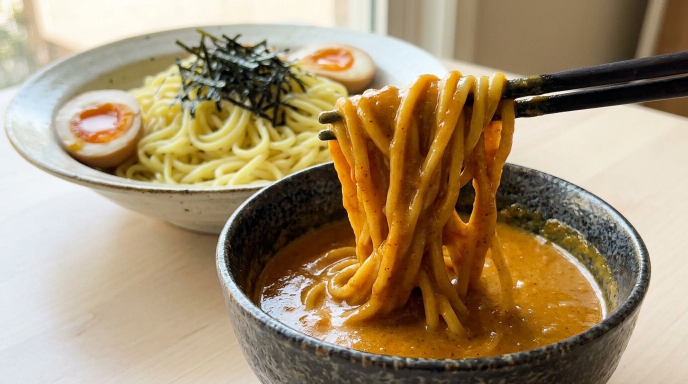카레 츠케멘 (일본식 카레 찍먹 라멘 레시피)