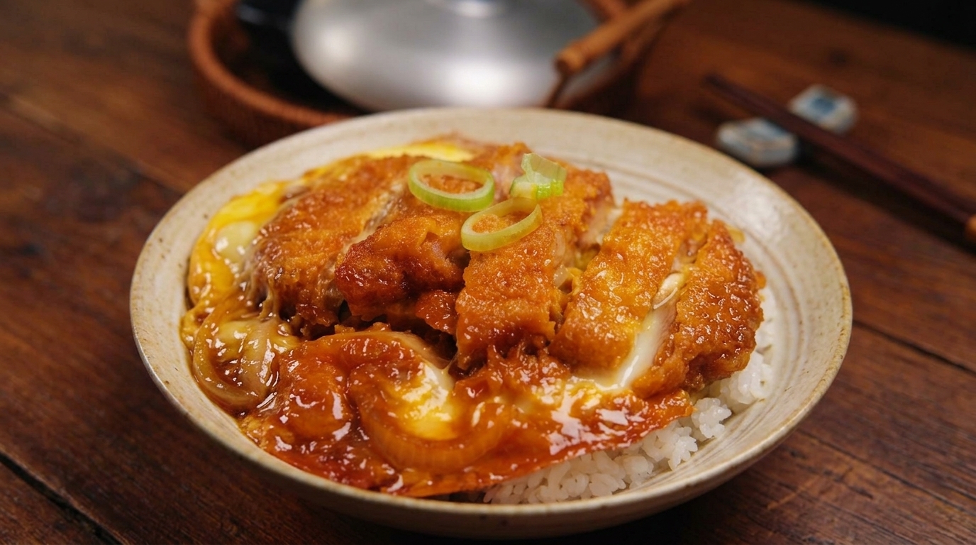 궁극의 일본식 가츠동 (돈가스 덮밥) 만들기