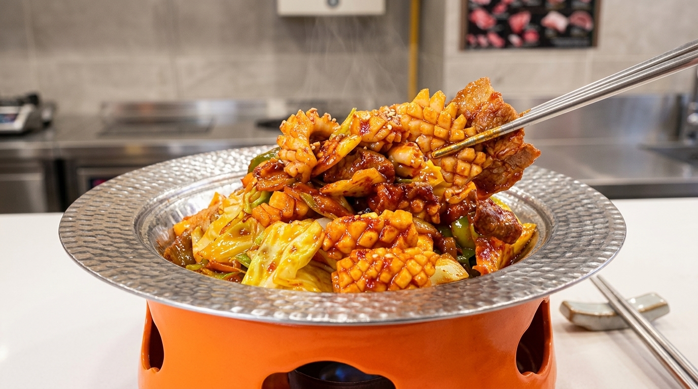 매콤달콤한 밥도둑 오삼불고기 황금레시피