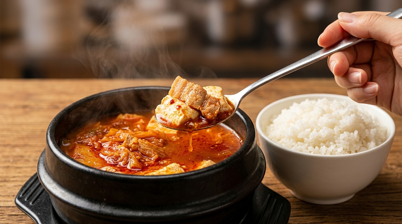 깊고 진한 맛의 정통 돼지고기 김치찌개 황금레시피