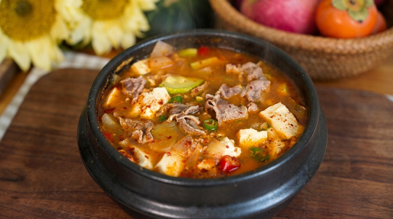 구수하고 진한 소고기 된장찌개 황금레시피