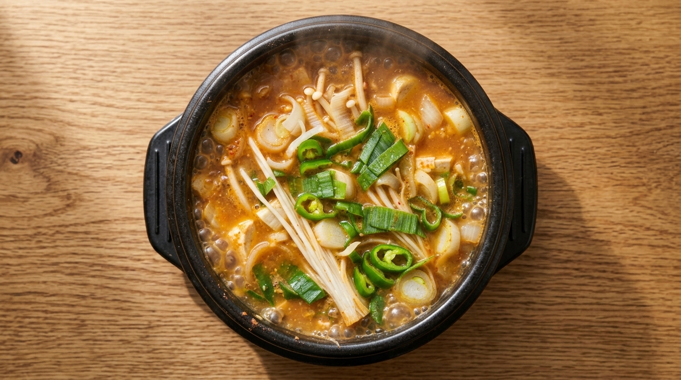 고깃집 스타일 된장찌개 황금레시피