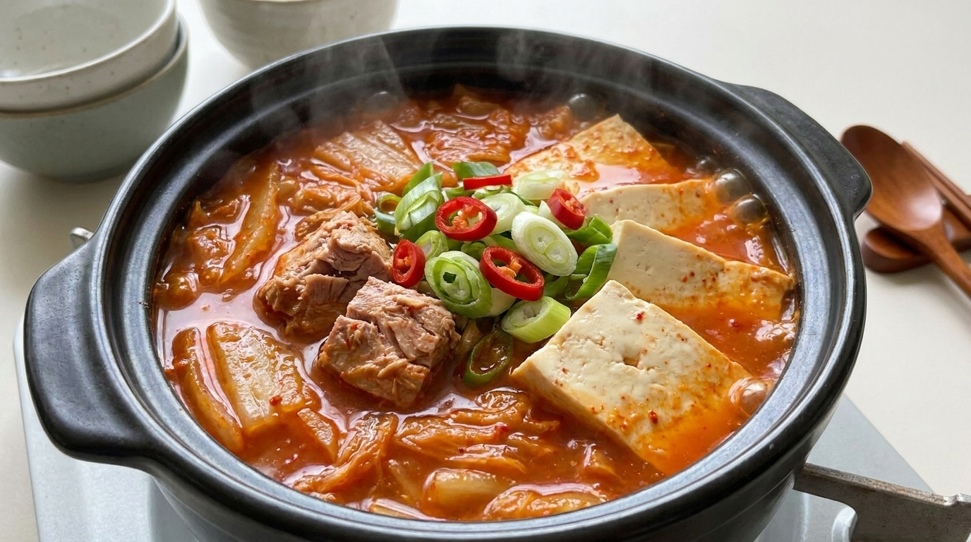 깊고 진한 국물 맛이 일품인 참치김치찌개 황금레시피
