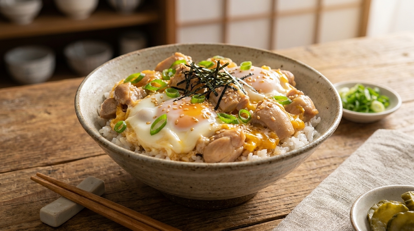 클래식 오야코동 (닭고기 달걀 덮밥)