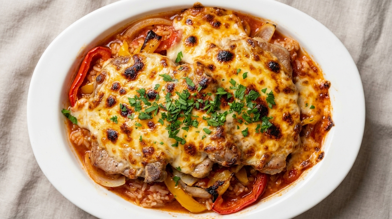 홍콩식 치즈 폭찹 라이스