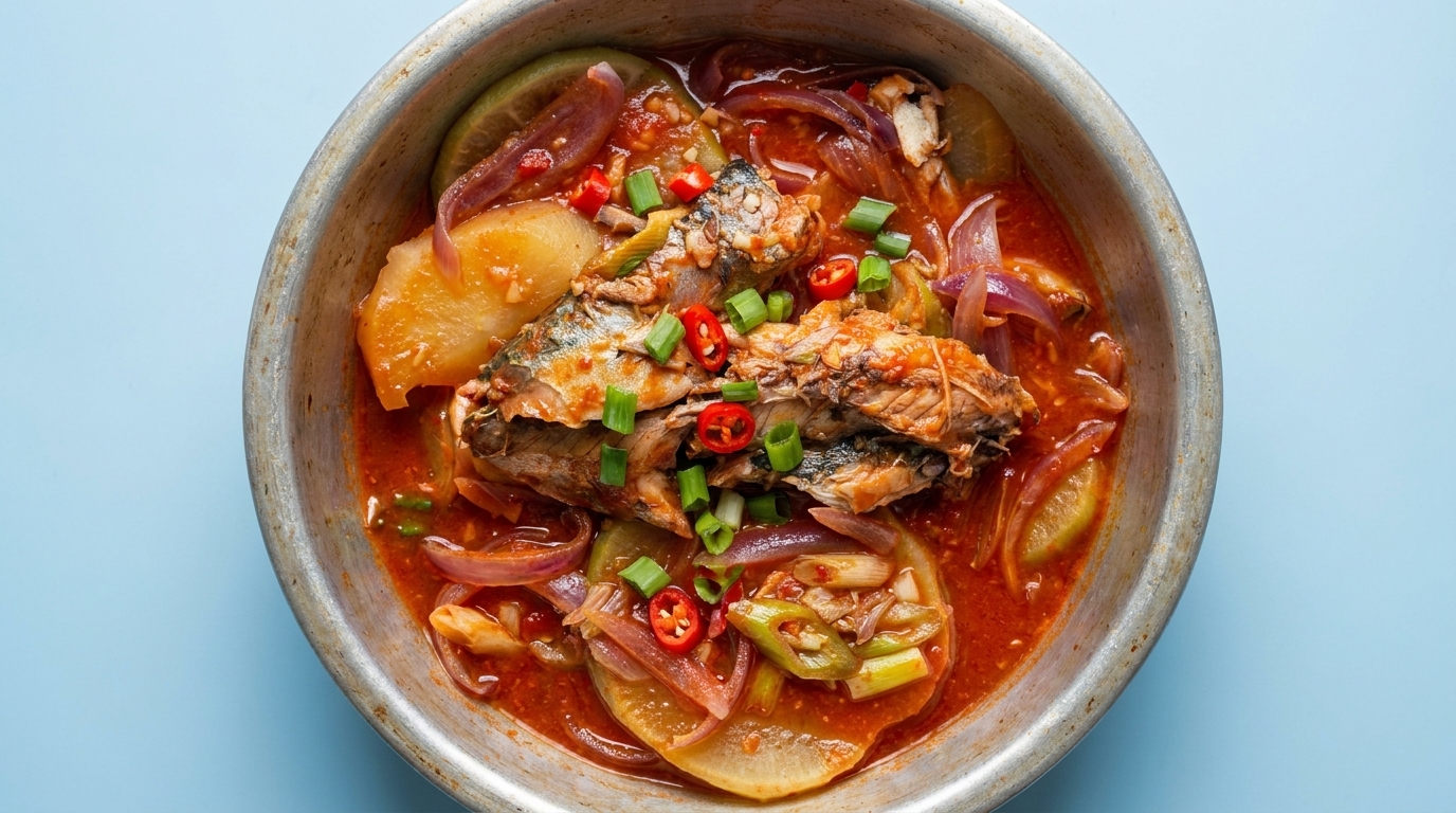간편한 꽁치 통조림 조림
