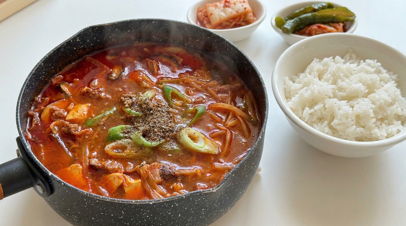 소고기 된장찌개: 깊고 구수한 한국의 맛