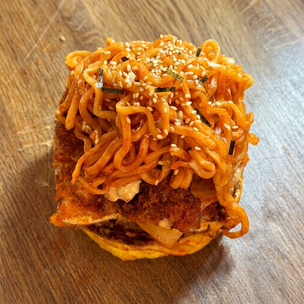 예열된 검은색 냄비 중앙에 식용유를 두르는 모습.