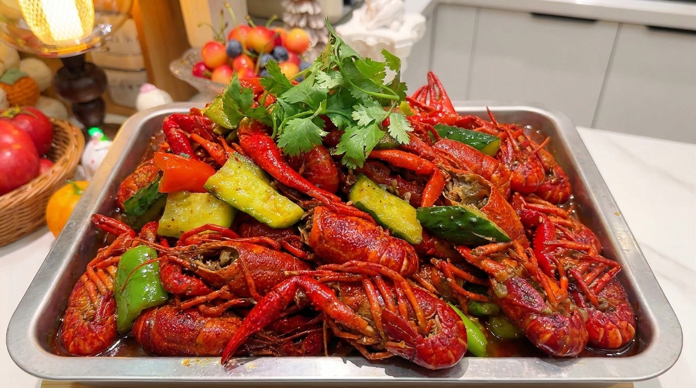 매콤한 가정식 마라룽샤 (麻辣小龙虾)