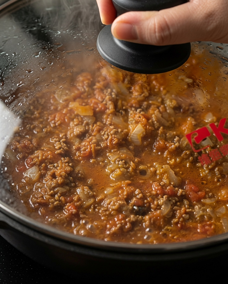 반으로 자른 마늘을 치아바타 빵의 자른 단면에 문지르는 모습.