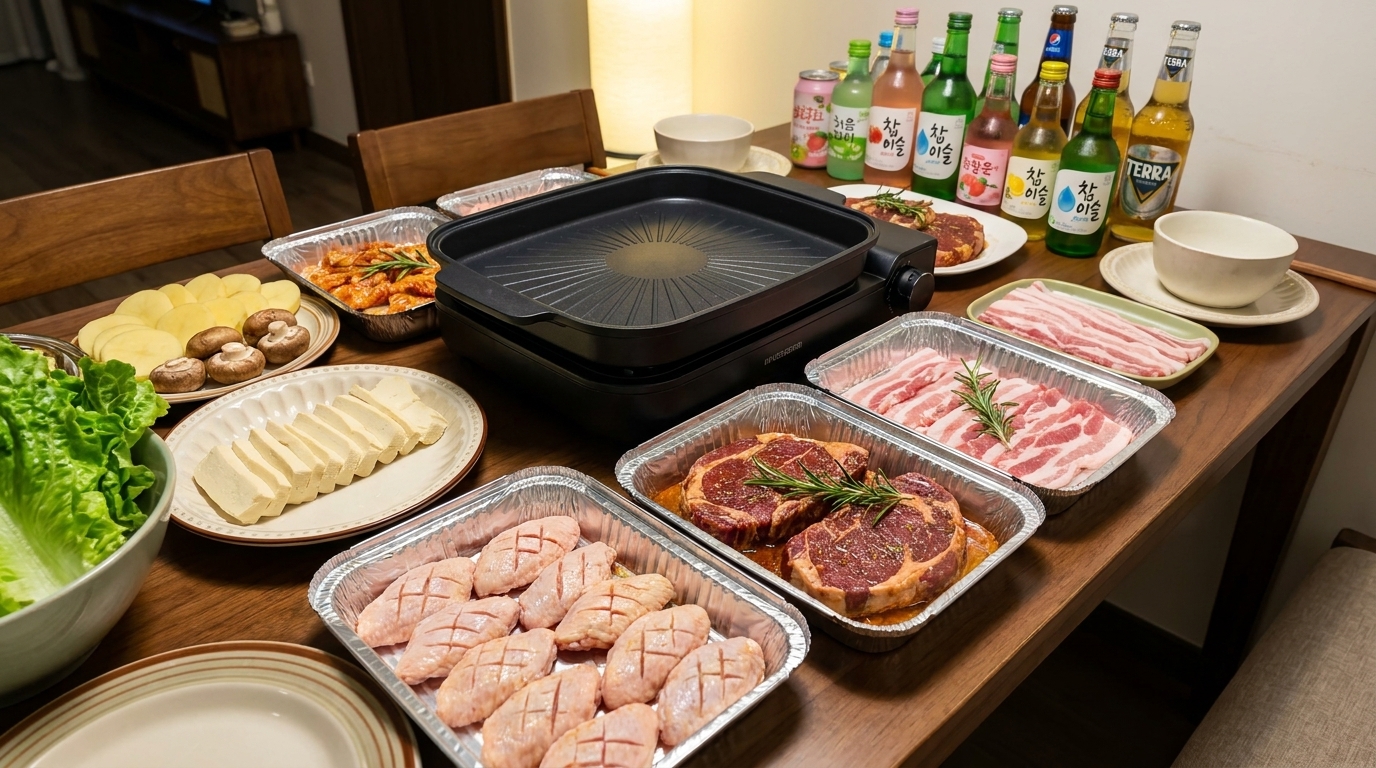 집에서 즐기는 홈스타일 코리안 바비큐