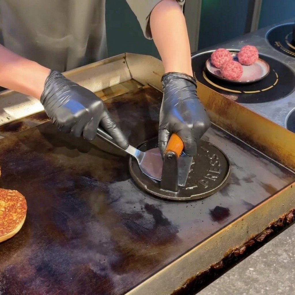 금속 볼에 다진 토마토, 양파, 고수를 넣고 섞어 신선한 살사를 만드는 모습
