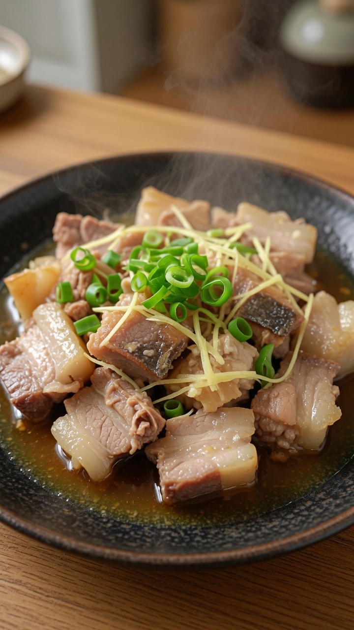 광둥식 셴위 삼겹살 찜