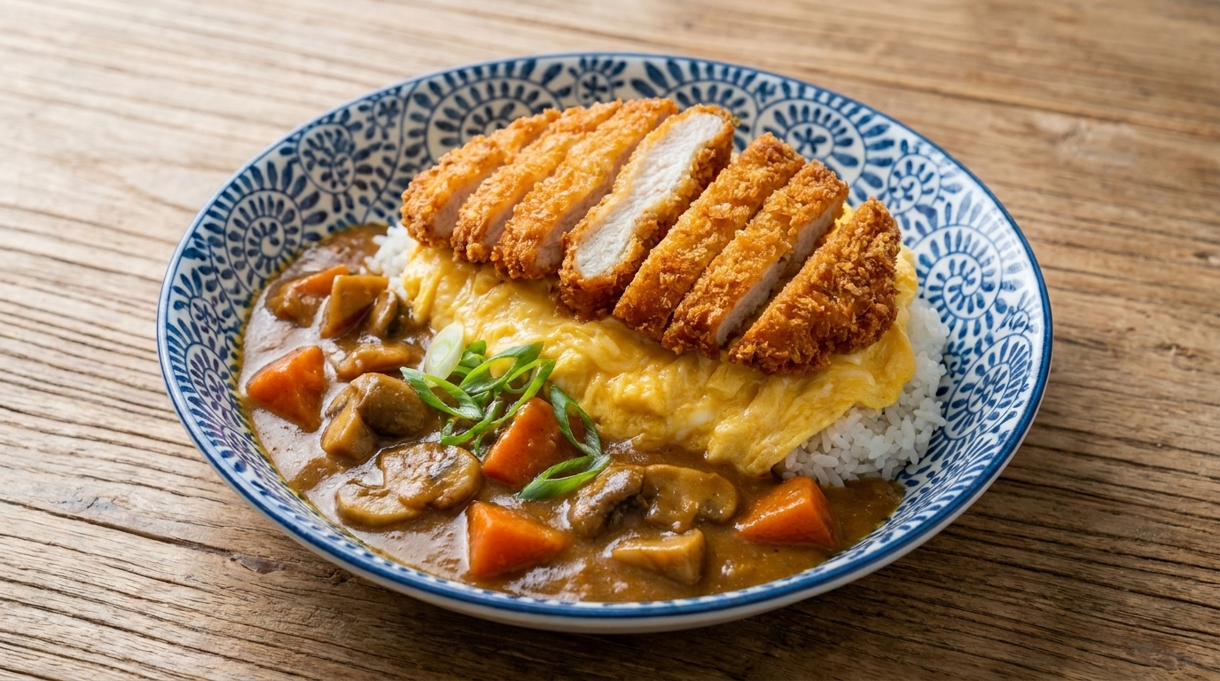 일식 카레 돈가스 (카츠카레)