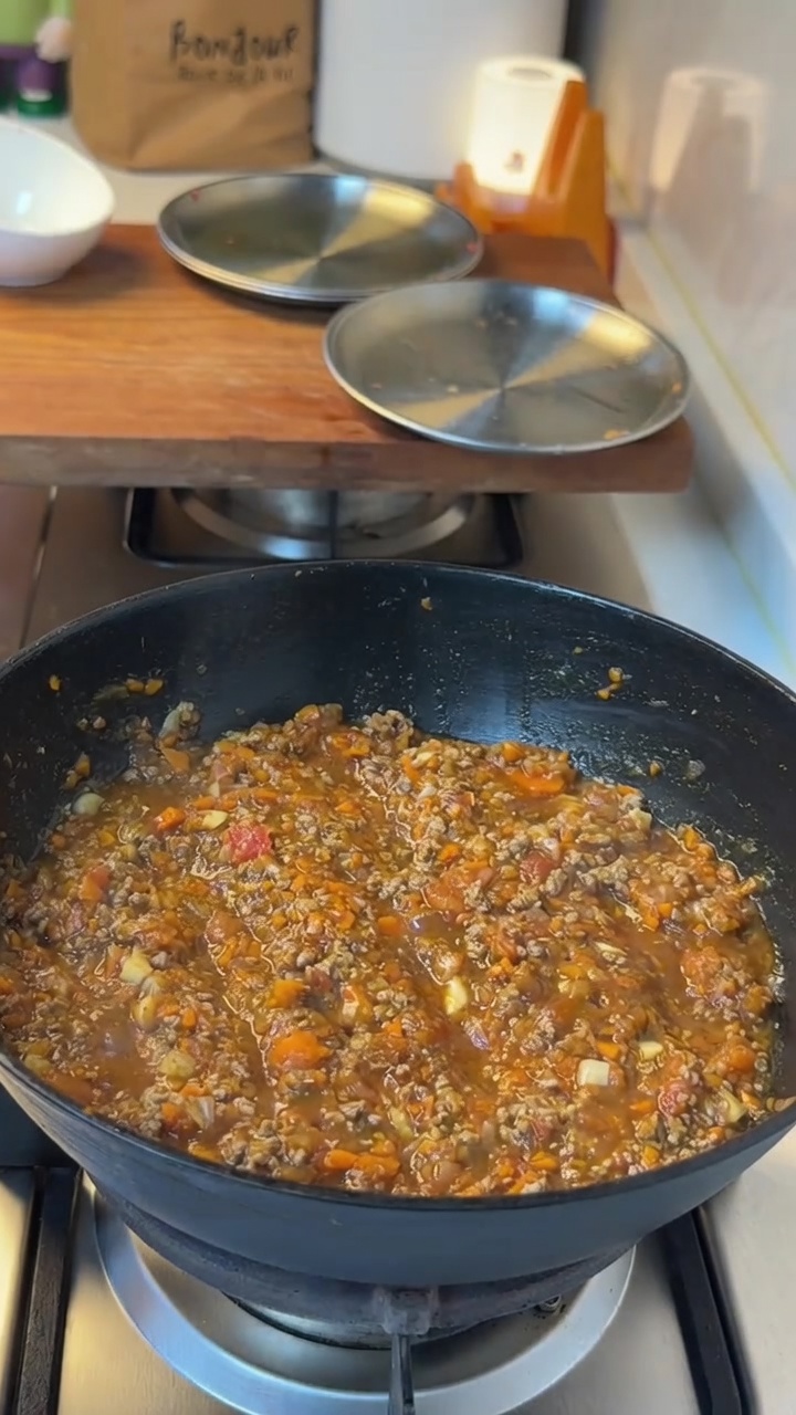 에어프라이어 토마토 비프 피자