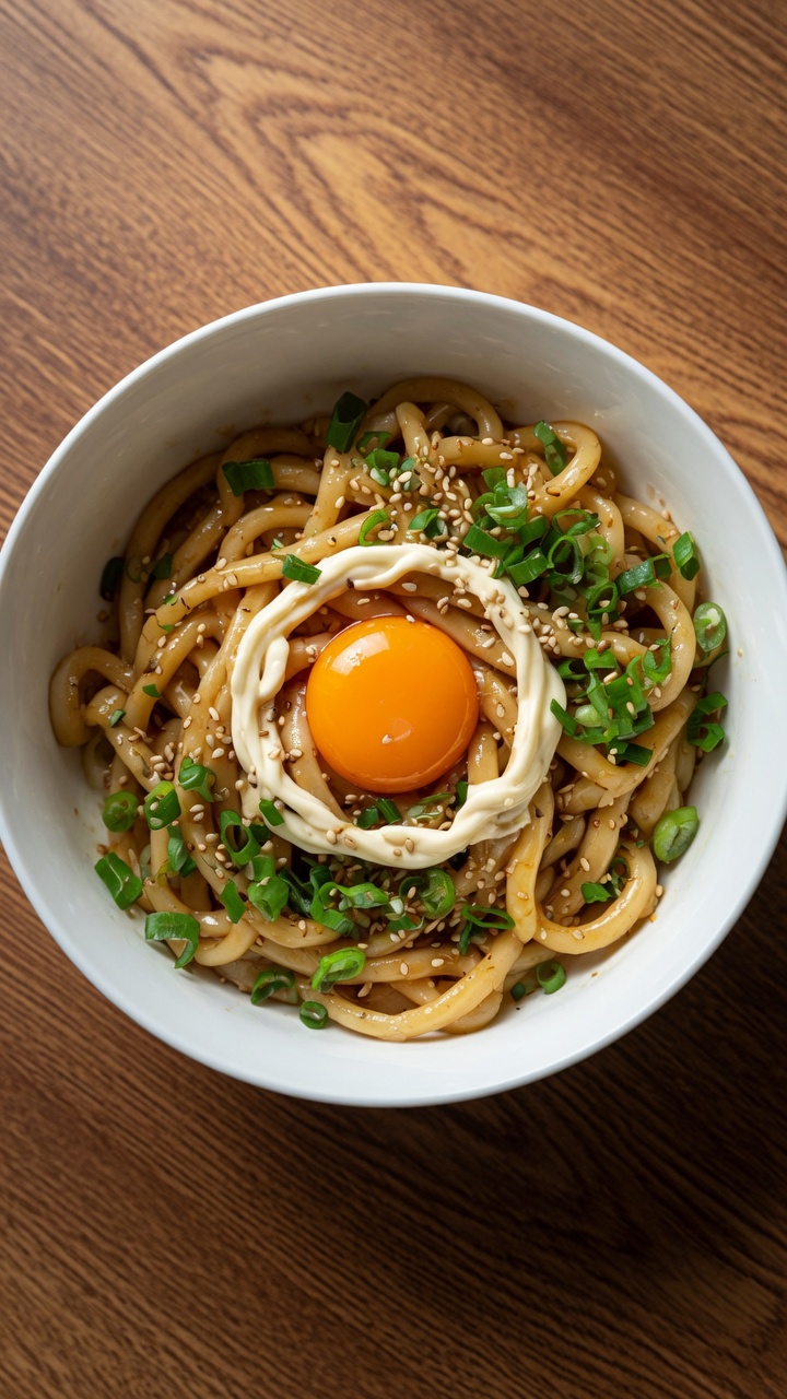 초간단 일본식 기름 비빔 우동