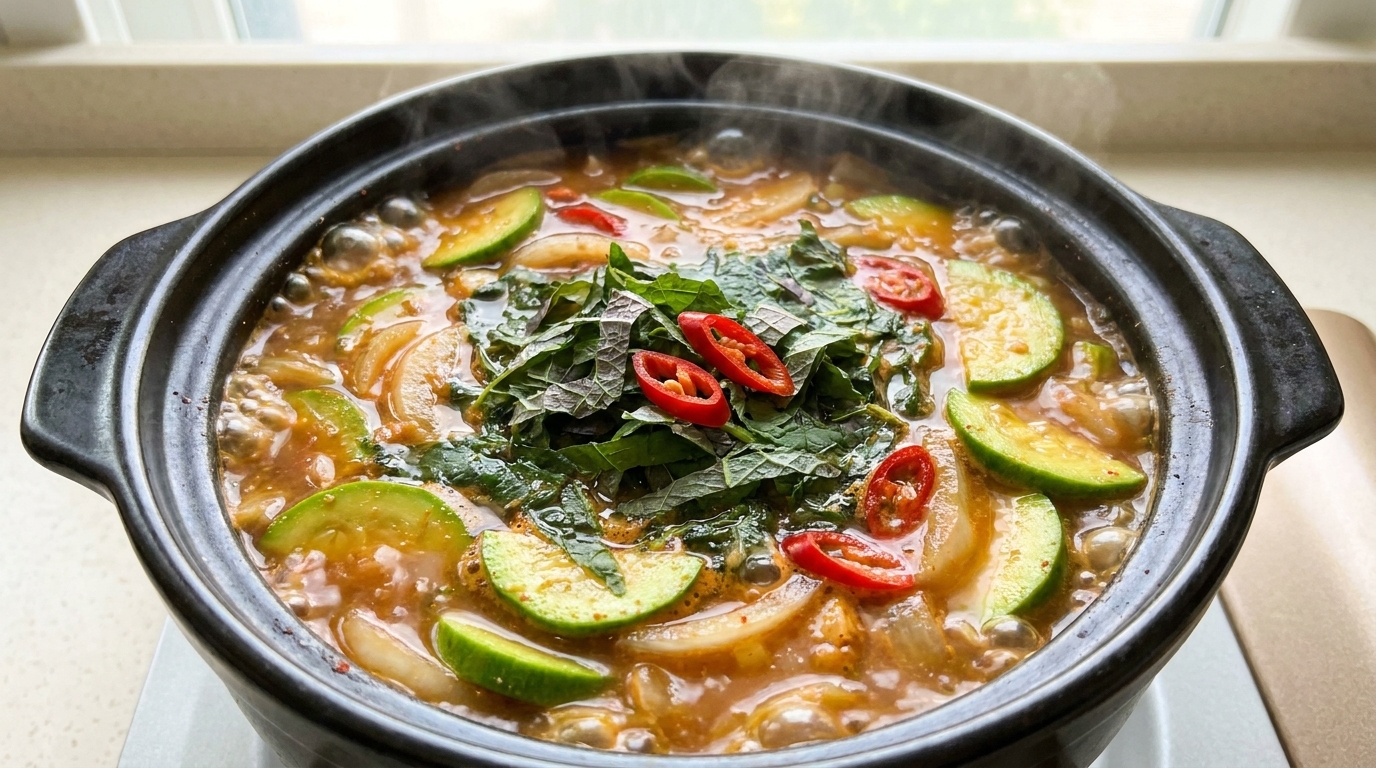 애호박 들깨 된장찌개