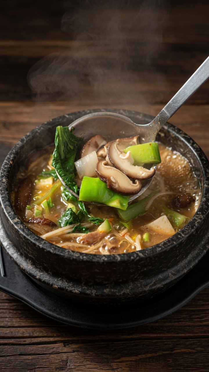정통 연변 된장찌개