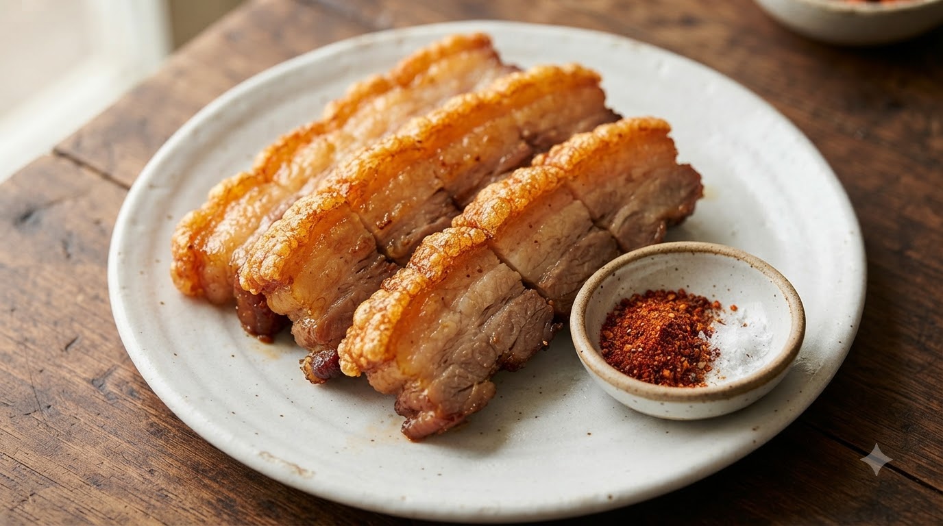 에어프라이어 바삭한 삼겹살구이