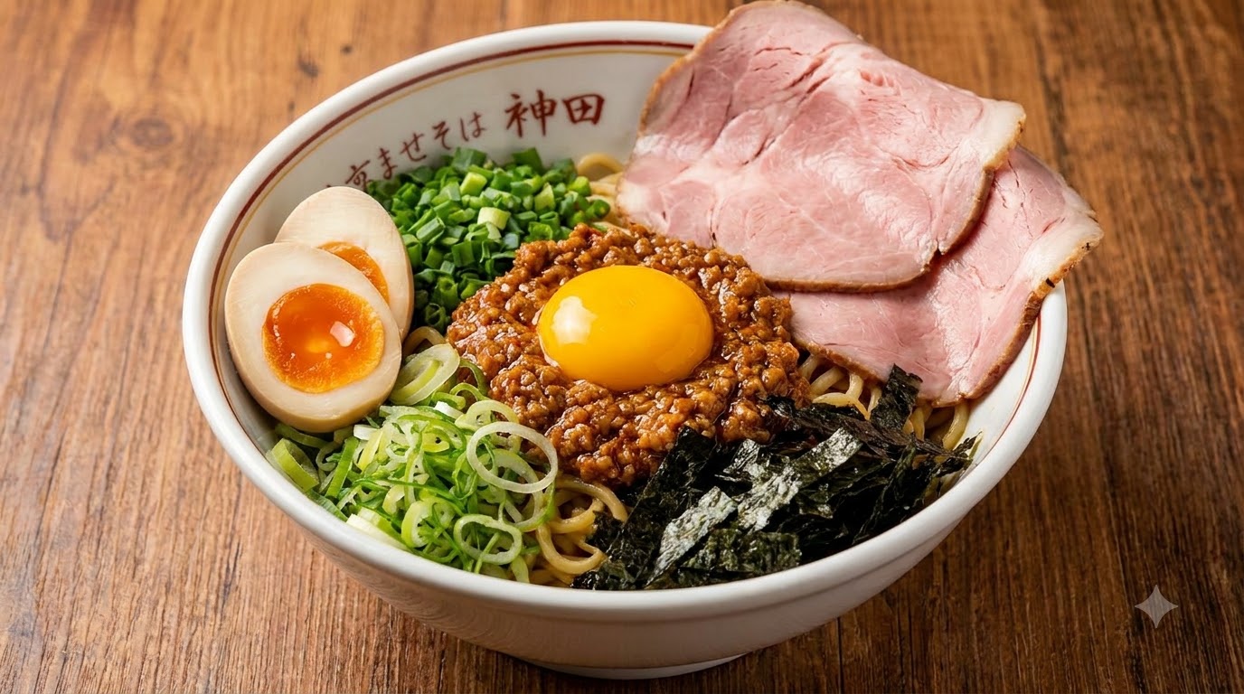 일본식 고기 비빔 라멘, 마제소바