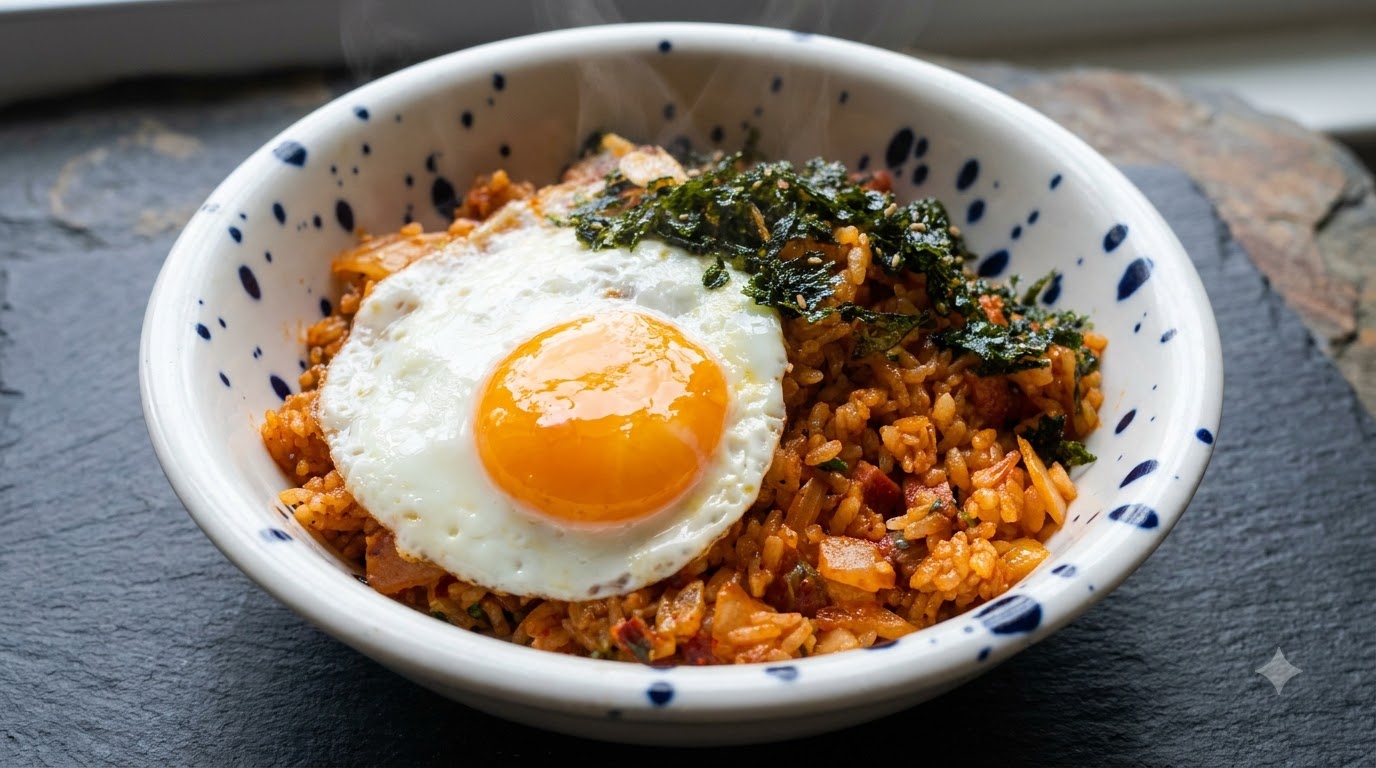 정통 한국식 김치볶음밥