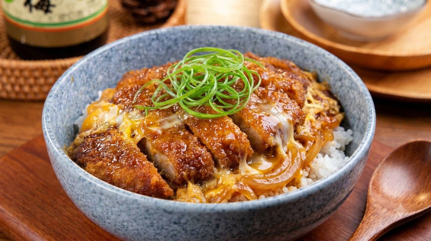 클래식 일본식 가츠동 (돈가스 덮밥)