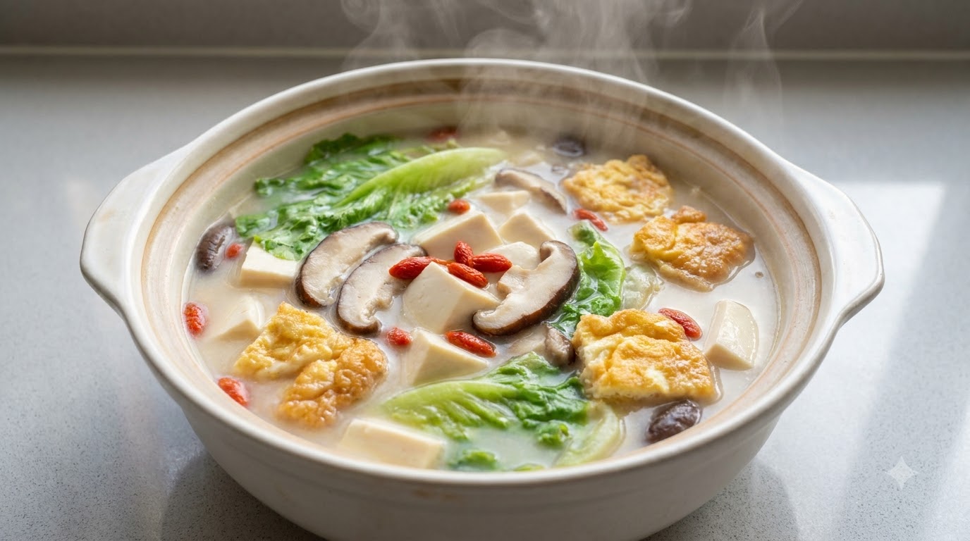 영양 만점 삼선 두부국
