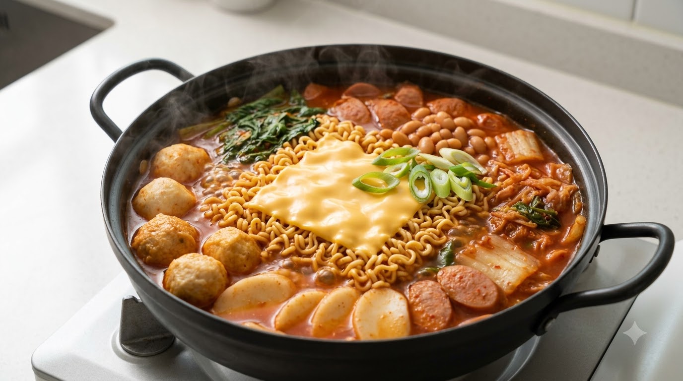 치즈 신라면 부대찌개