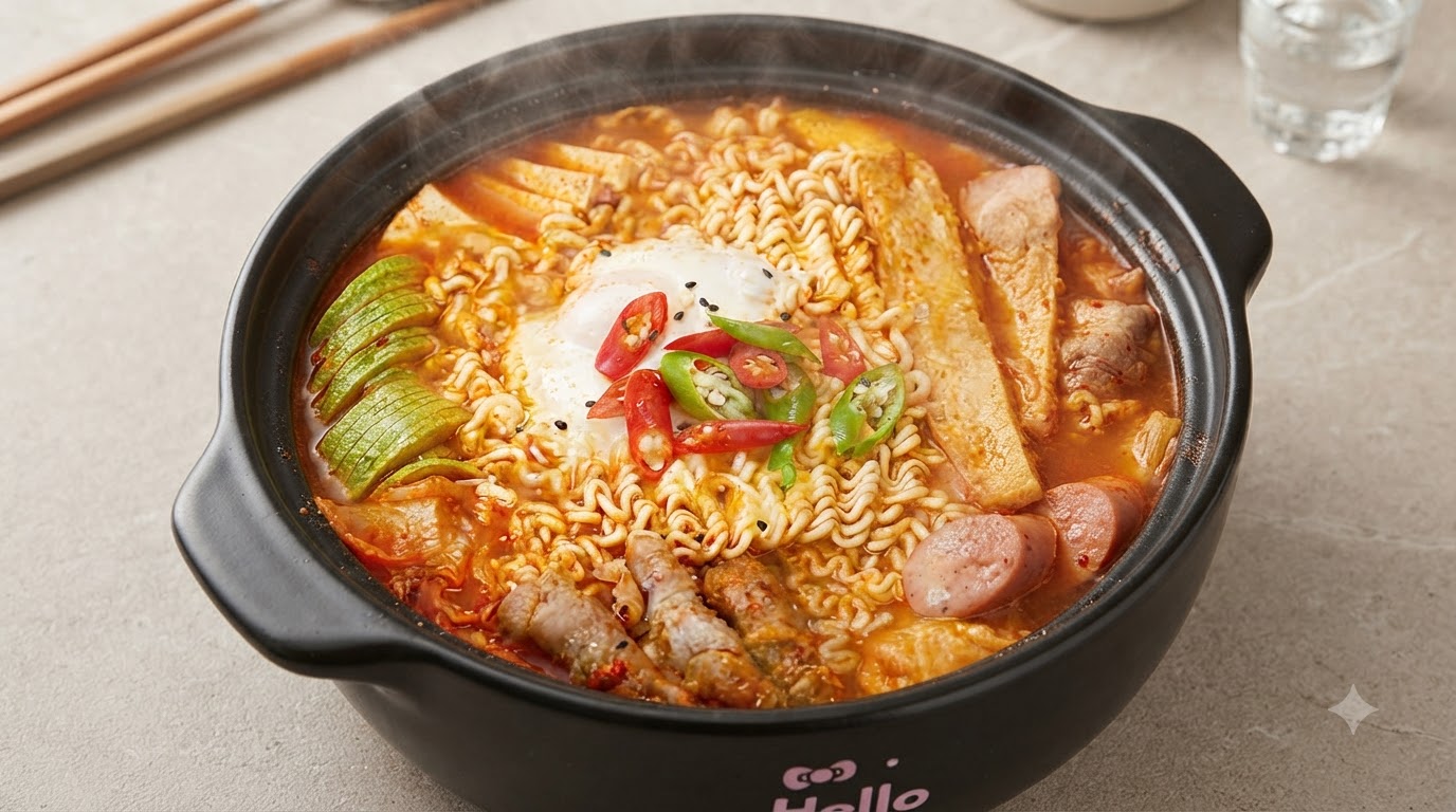 얼큰하고 진한 궁극의 부대찌개